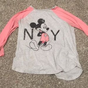 A Mickey Mouse shirt